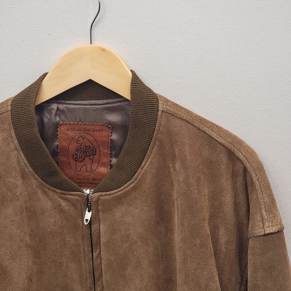 Golden Bear Other - Vintage Golden Bear Leather Varsity Jacket XL